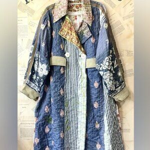 Free People Island Bright Maxi Duster NWOT